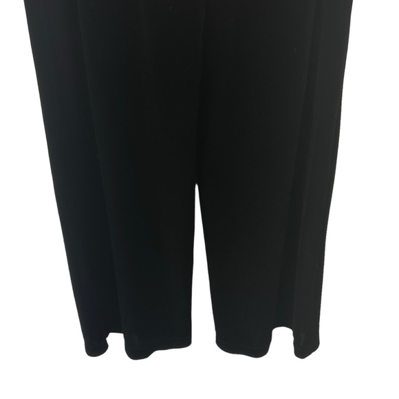 EVA FRANCO NWT Size 6 Hepburn Pant in Black Velvet Wide Leg High Waisted Pocket - Picture 13 of 16